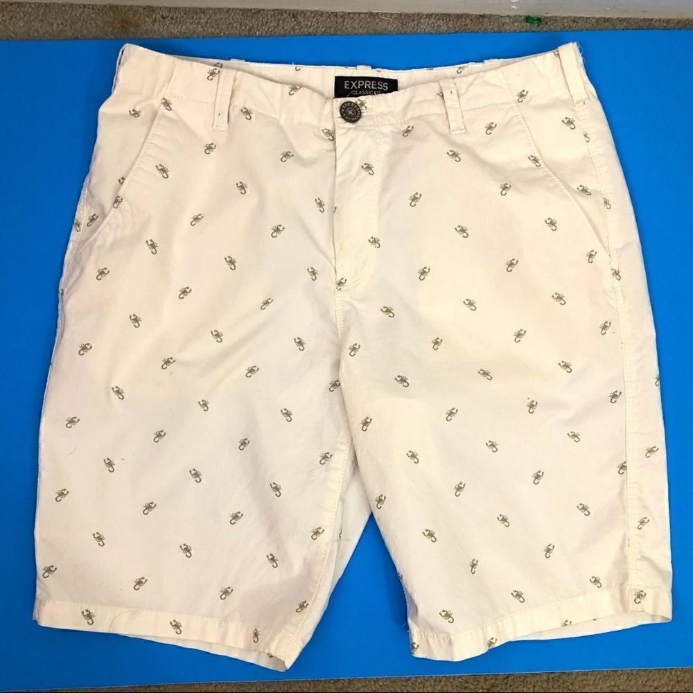 Express Size 31 Classic White Shorts!